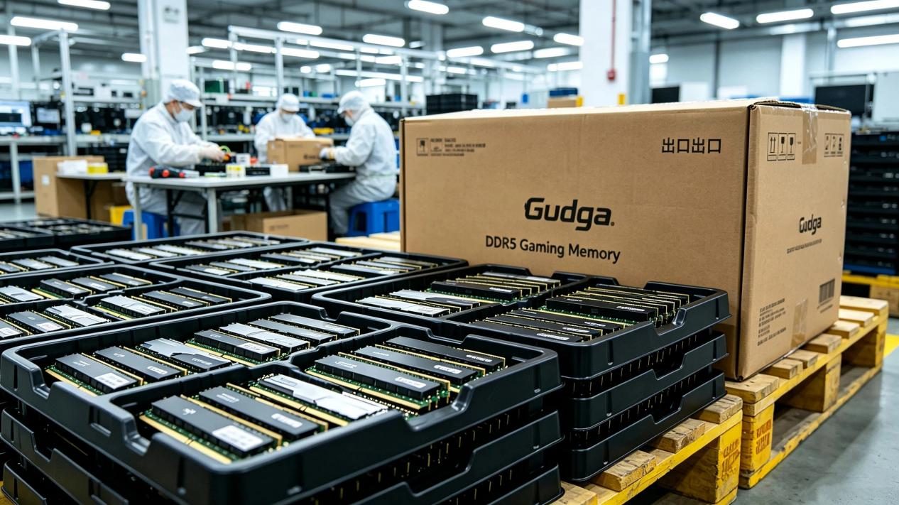 Gudga rullar ut minnesmoduler med 35 000 enheter bland global DRAM-försörjningstäthet