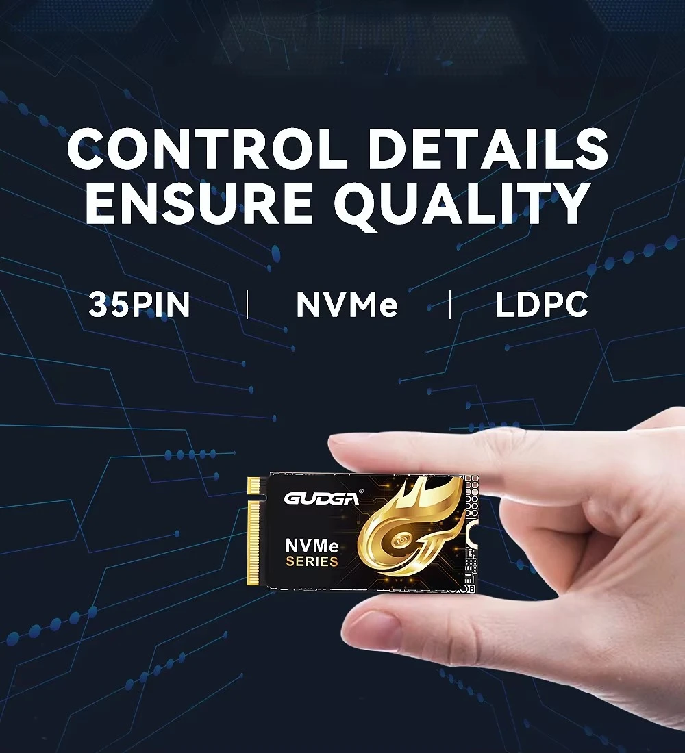 2242 Length PCIE 4.0 NVMe SSD 7000MB/s 